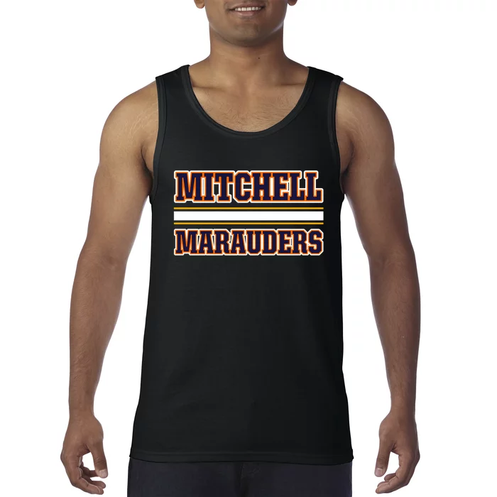 Mitchell Marauders Horizontal Stripes Tank Top