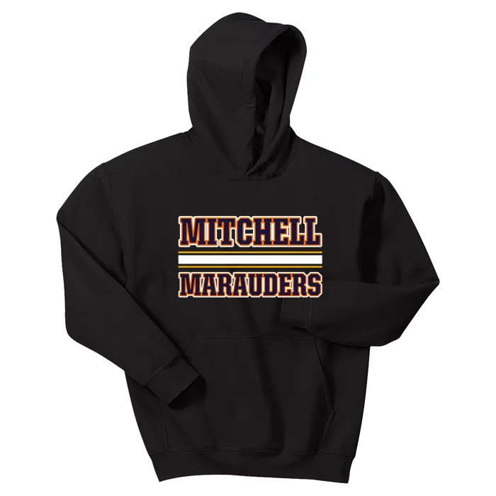 Mitchell Marauders Horizontal Stripes Kids Hoodie