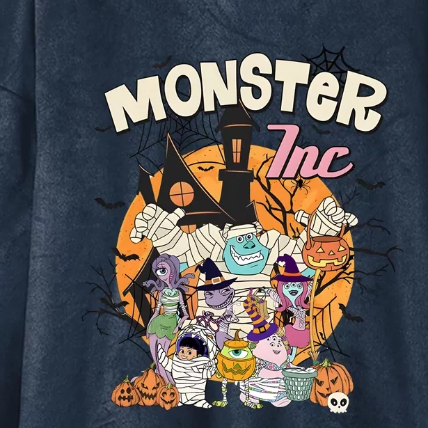 Monster Movie Halloween Cute Character Hooded Wearable Blanket