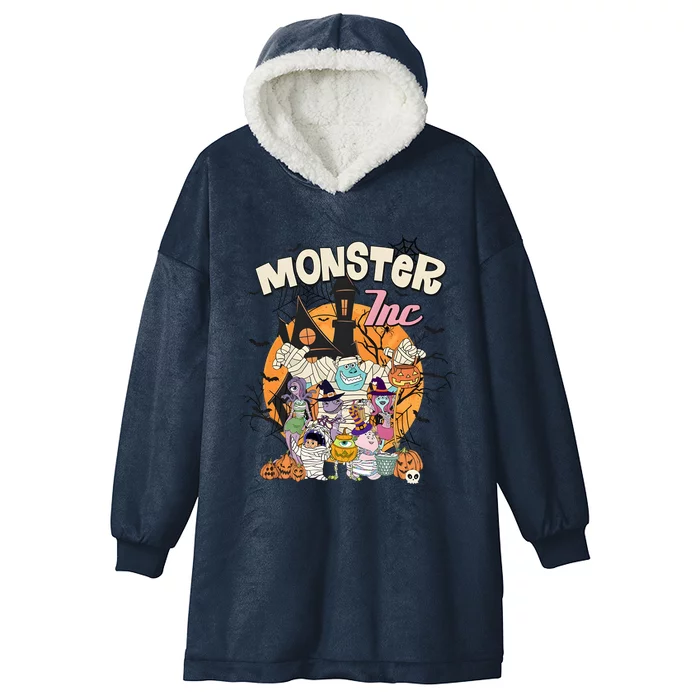 Monster Movie Halloween Cute Character Hooded Wearable Blanket