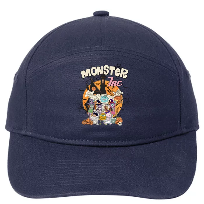 Monster Movie Halloween Cute Character 7-Panel Snapback Hat