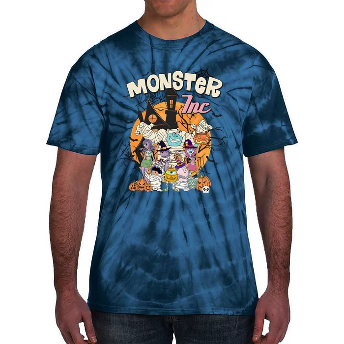 Monster Movie Halloween Cute Character Tie-Dye T-Shirt