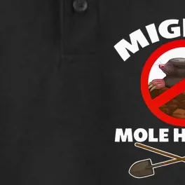 Mighty Mole Hunter Dry Zone Grid Performance Polo