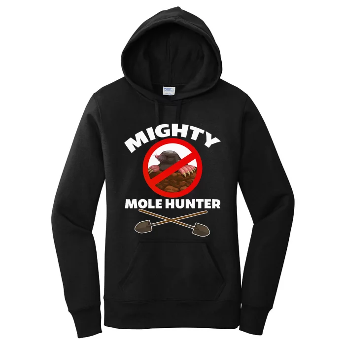 Mighty Mole Hunter Women's Pullover Hoodie