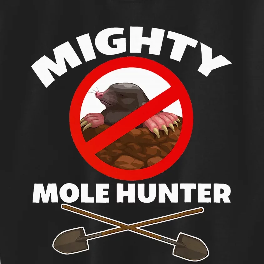 Mighty Mole Hunter Kids Sweatshirt