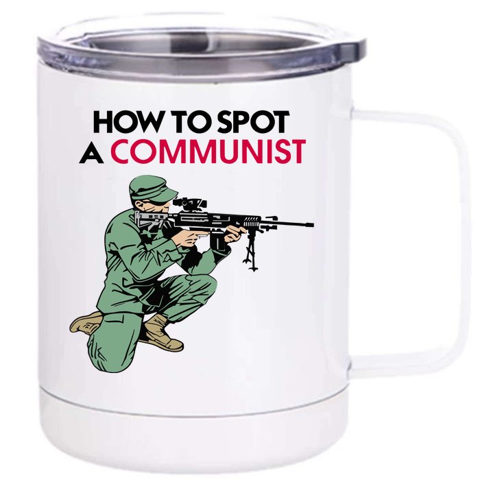 Matt Maddock How To Spot A Communist Front & Back 12oz Stainless Steel Tumbler Cup