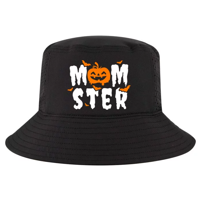 Monster Mom Halloween Pumpkin Cool Comfort Performance Bucket Hat