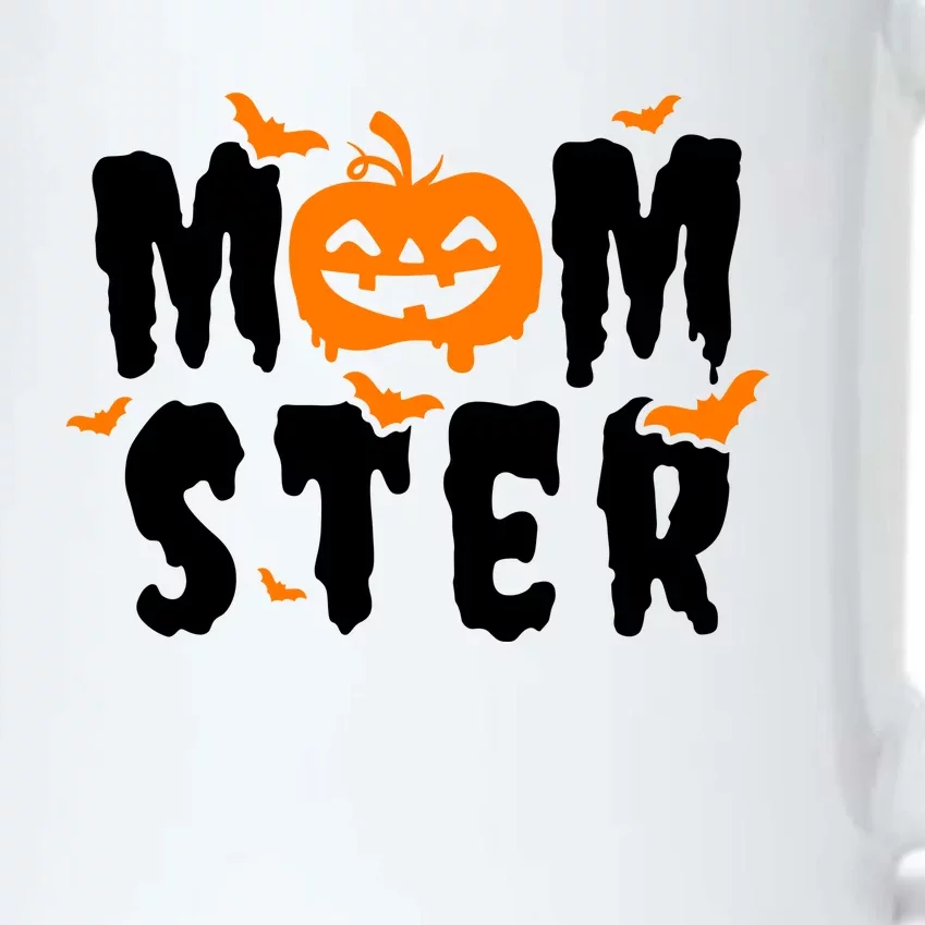 Monster Mom Halloween Pumpkin Black Color Changing Mug