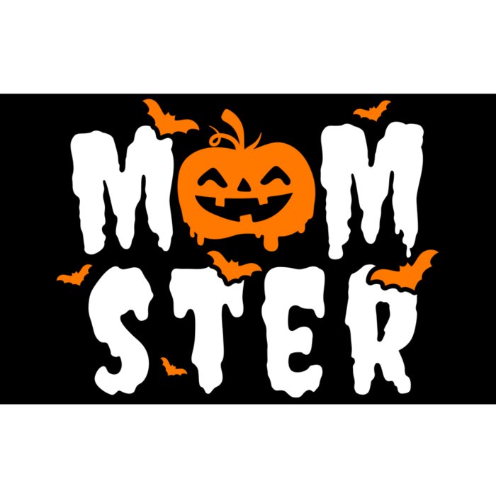 Monster Mom Halloween Pumpkin Bumper Sticker