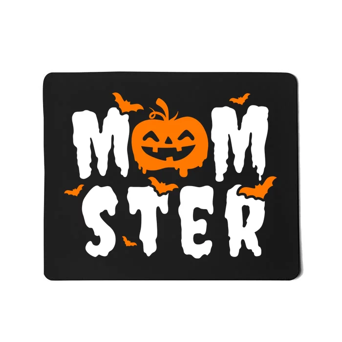 Monster Mom Halloween Pumpkin Mousepad