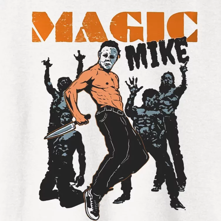 Magic Mike Halloween Inspired Friday 13th Halloween Women's Crop Top Tee