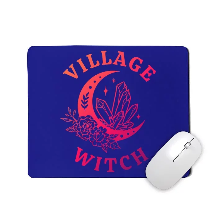 Mystical Moon Halloween Village Witch Gift Mousepad