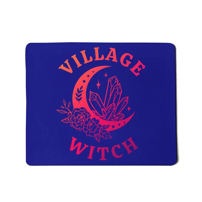 Mystical Moon Halloween Village Witch Gift Mousepad