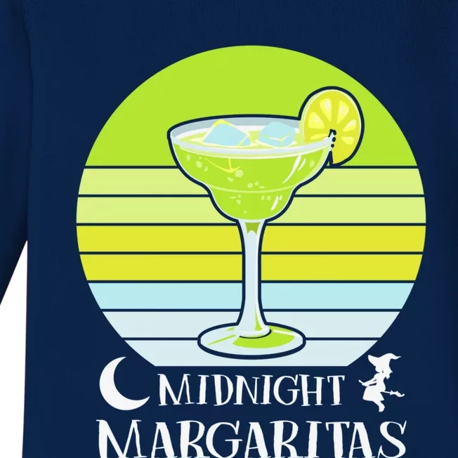 Midnight Margaritas Halloween Costume Gift Baby Long Sleeve Bodysuit