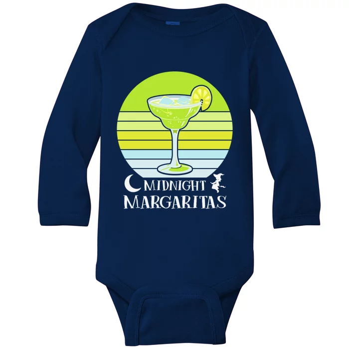 Midnight Margaritas Halloween Costume Gift Baby Long Sleeve Bodysuit