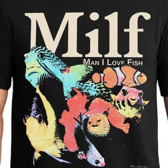 Milf Man I Love Fish Pajama Set