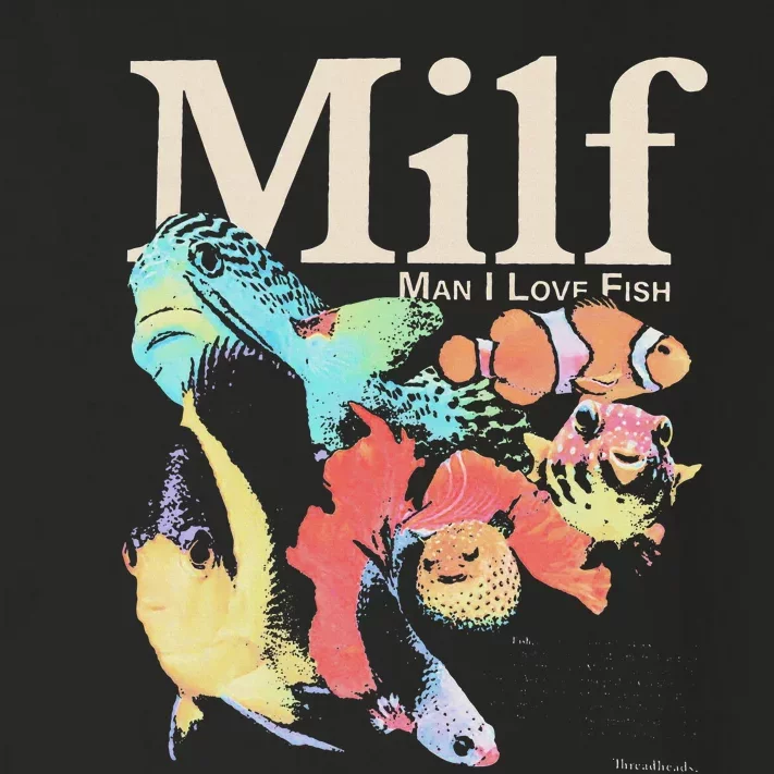 Milf Man I Love Fish Toddler Long Sleeve Shirt