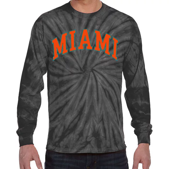 Miami Tie-Dye Long Sleeve Shirt