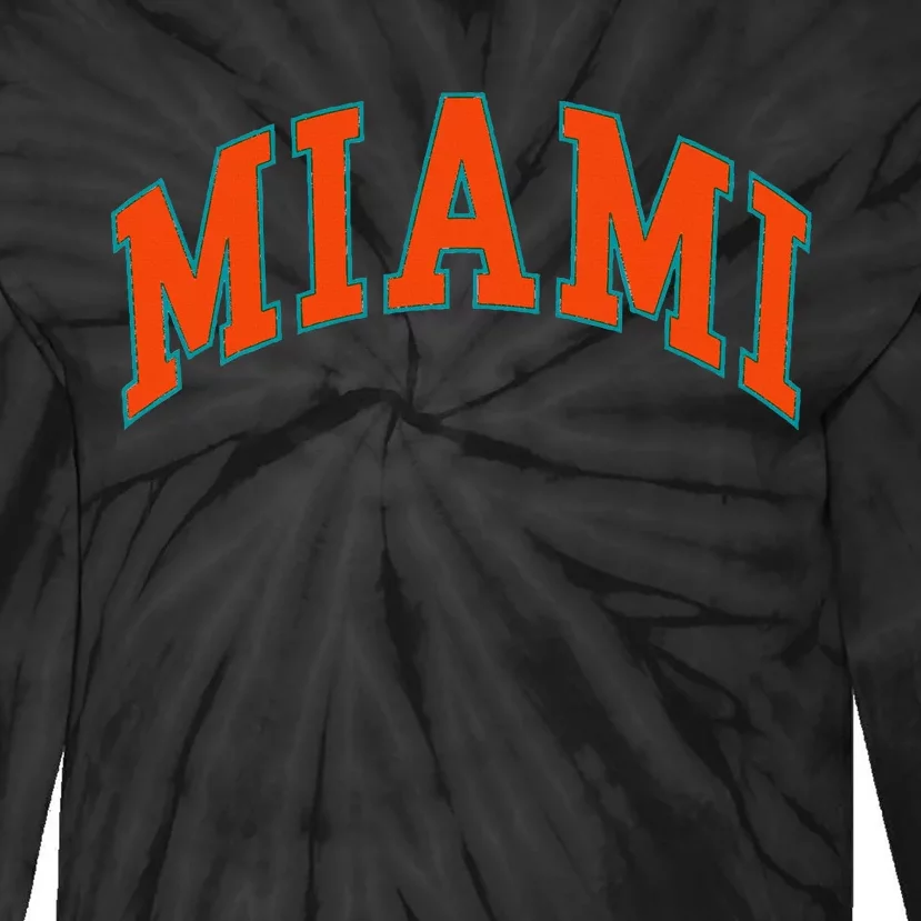 Miami Tie-Dye Long Sleeve Shirt