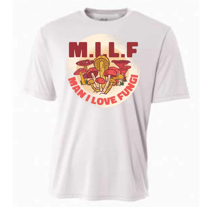 MILF Man I Love Fungi Funny Cooling Performance Crew T-Shirt