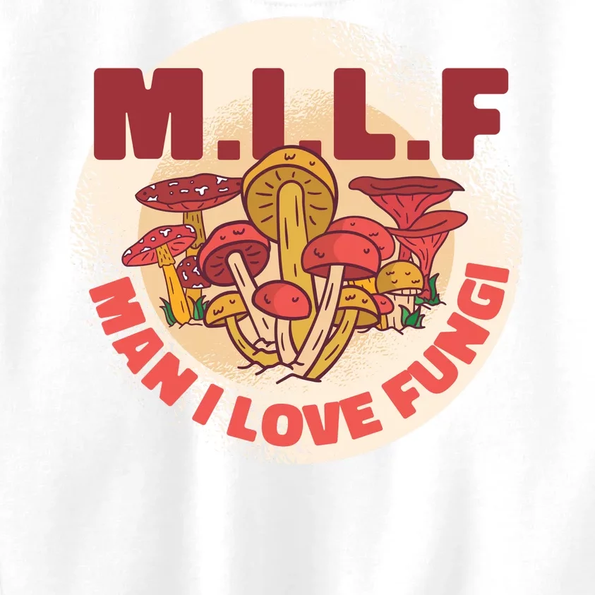 MILF Man I Love Fungi Funny Kids Sweatshirt