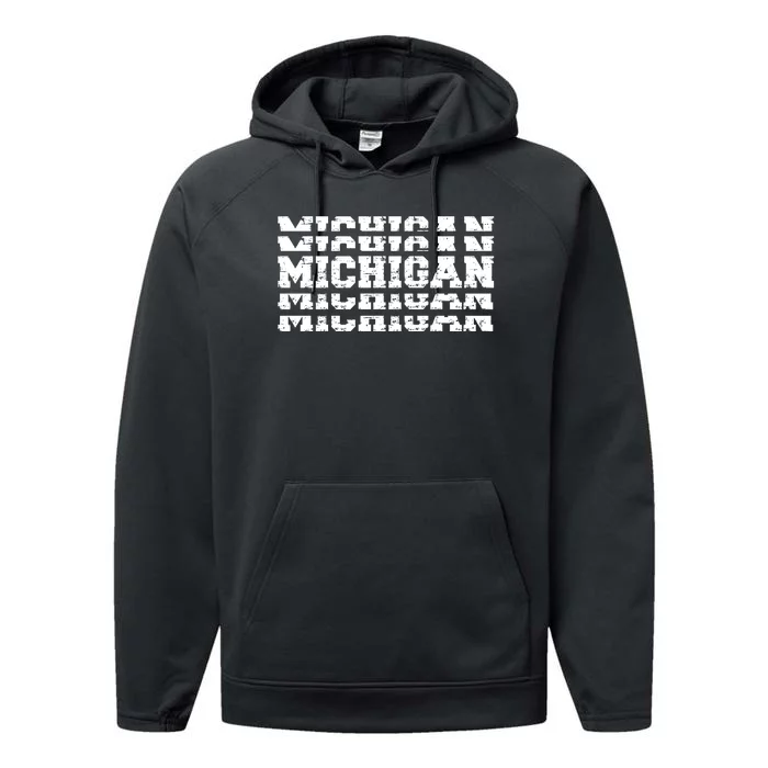 Michigan Performance Fleece Hoodie