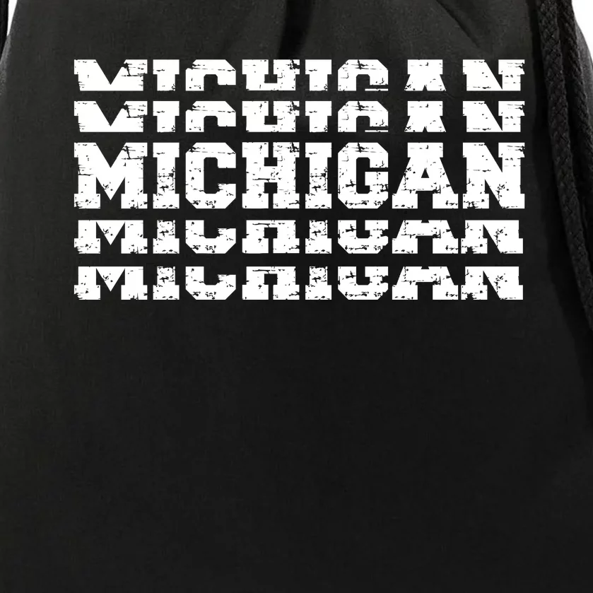 Michigan Drawstring Bag