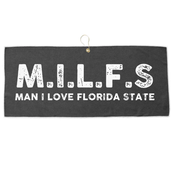 MILFS Man I Love Florida States Vintage Large Microfiber Waffle Golf Towel