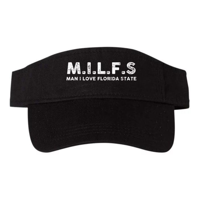 MILFS Man I Love Florida States Vintage Valucap Bio-Washed Visor