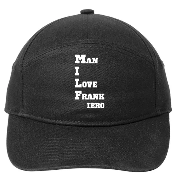 Milf Man I Love Frank Iero 7-Panel Snapback Hat