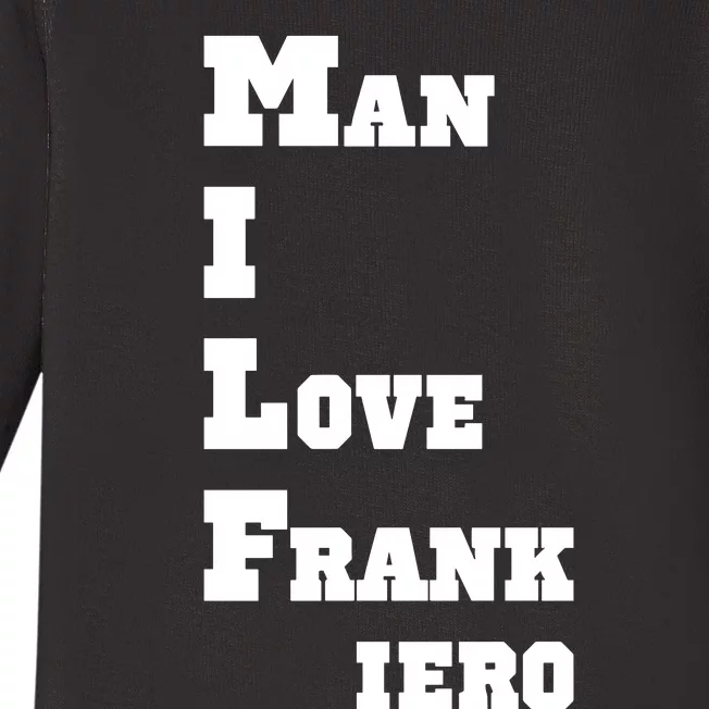 Milf Man I Love Frank Iero Baby Long Sleeve Bodysuit