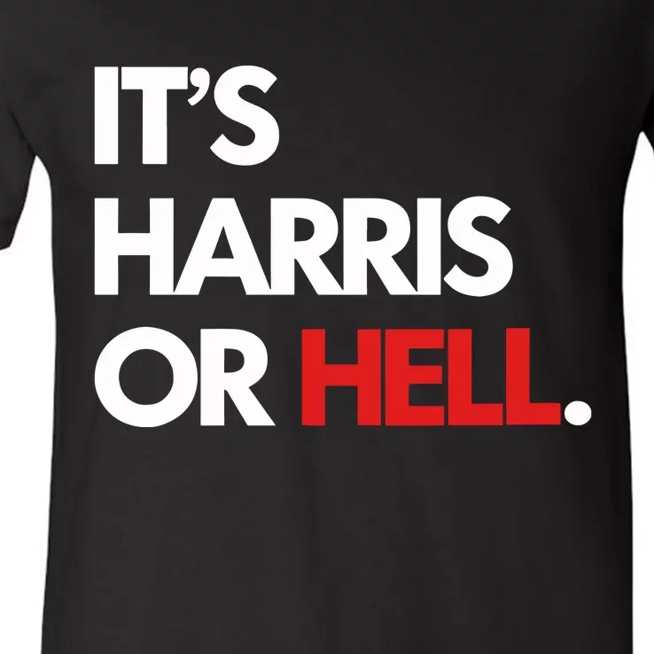 Mahogany Mommies ItS Harris Or Hell V-Neck T-Shirt