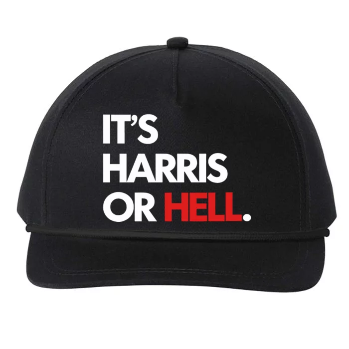 Mahogany Mommies ItS Harris Or Hell Snapback Five-Panel Rope Hat