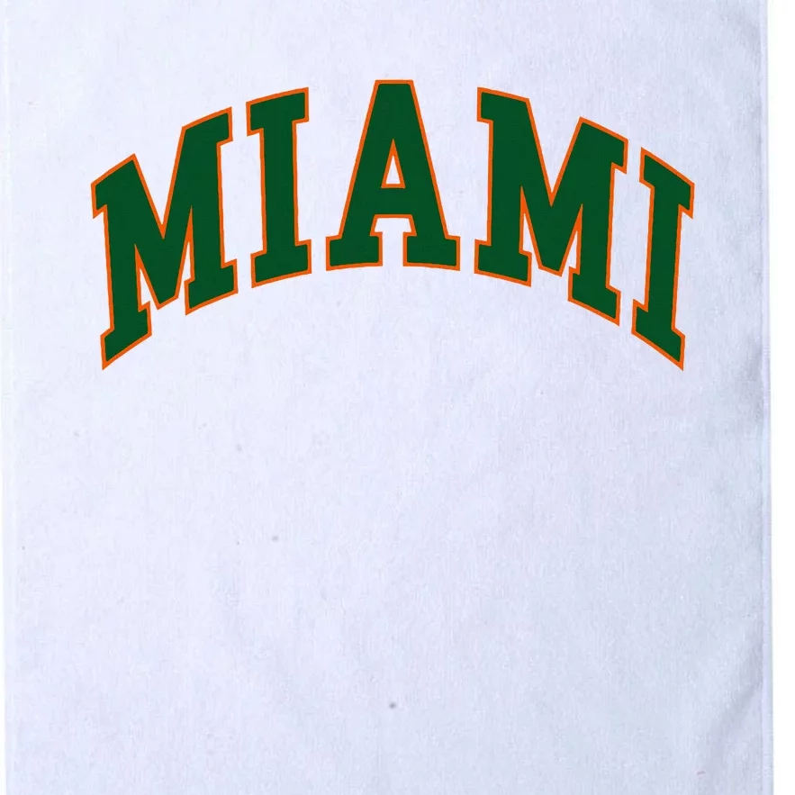 Miami Platinum Collection Golf Towel