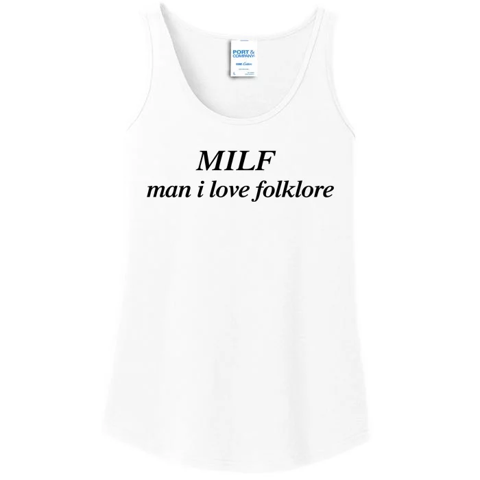 MILF Man I Love Folklore Ladies Essential Tank