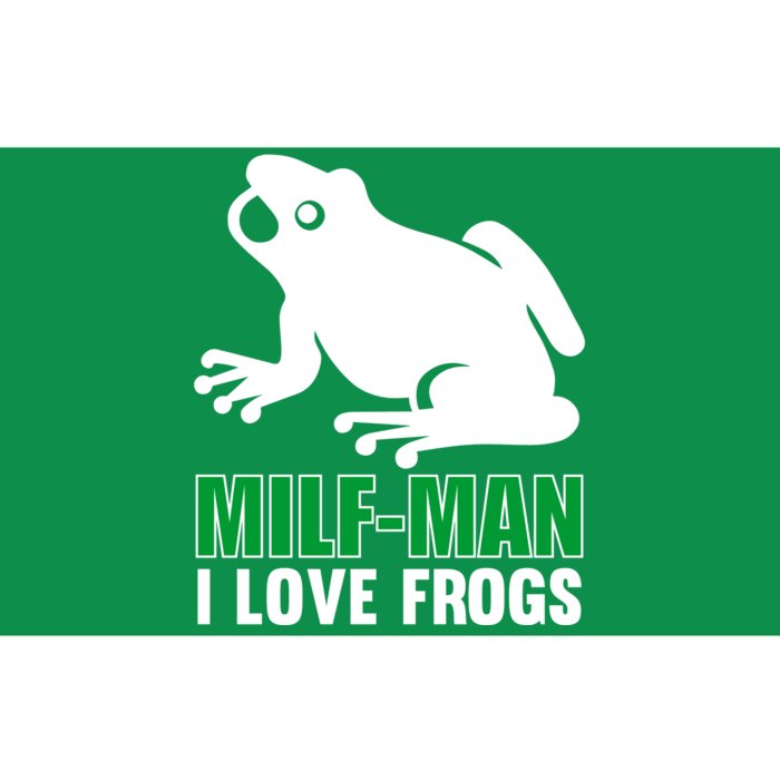 MILF Man I Love Frogs Funny Frog Bumper Sticker