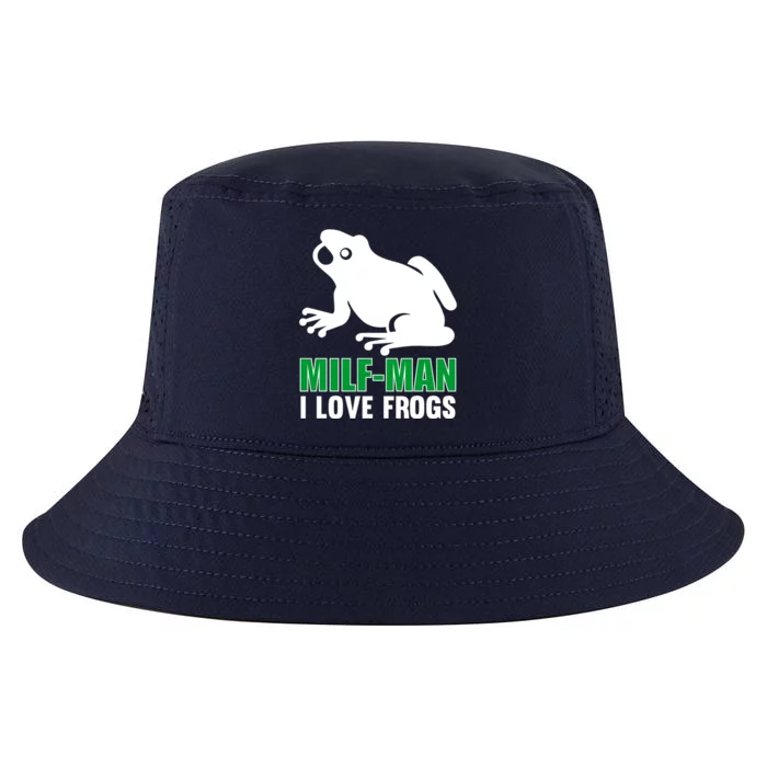 MILF Man I Love Frogs Funny Frog Cool Comfort Performance Bucket Hat