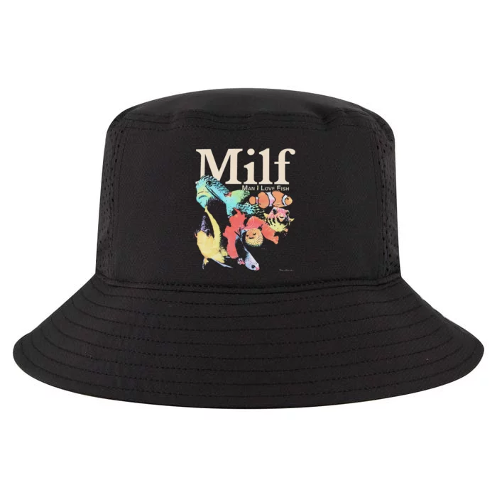 Milf Man I Love Fish Cool Comfort Performance Bucket Hat