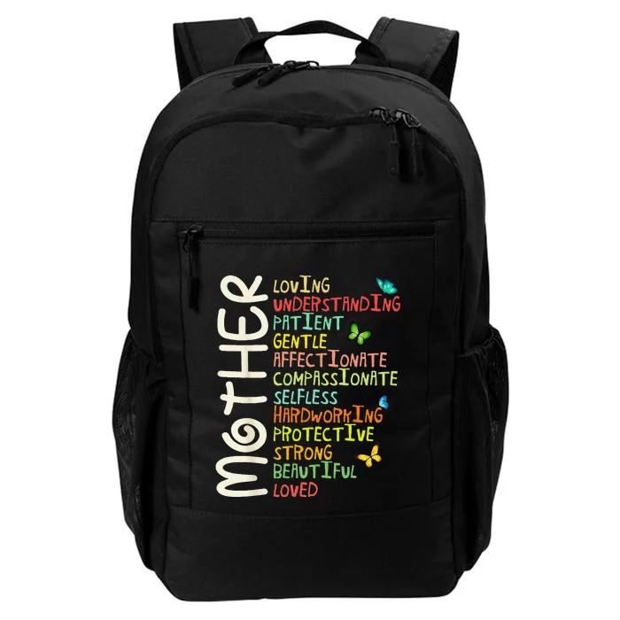 MOTHER Meaning I Love Mom Mothers Day Wo Daily Commute Backpack