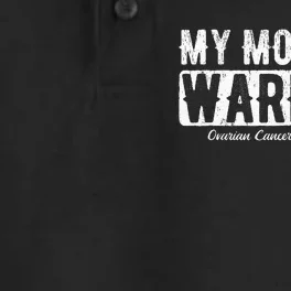 My Mom Is A Warrior Ovarian Cancer Dry Zone Grid Performance Polo