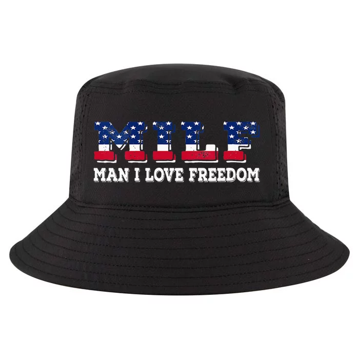 MILF Man I Love Freedom Funny Patriotic Cool Comfort Performance Bucket Hat