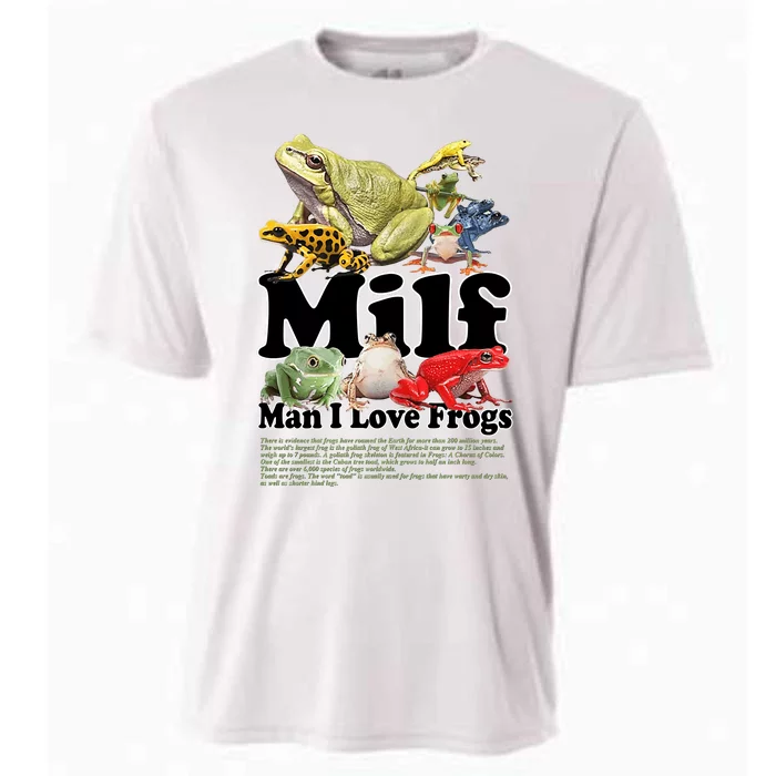 Milf Man I Love Frogs Cooling Performance Crew T-Shirt