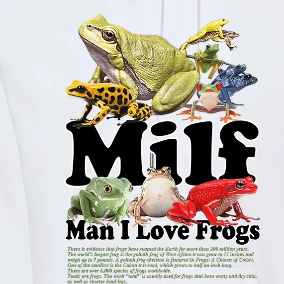 Milf Man I Love Frogs Premium Hoodie