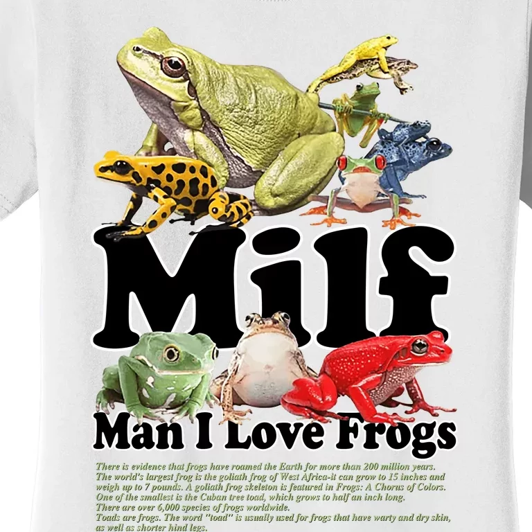 Milf Man I Love Frogs Women's T-Shirt