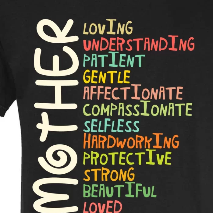 MOTHER Meaning I Love Mom Mothers Day Garment-Dyed Heavyweight T-Shirt