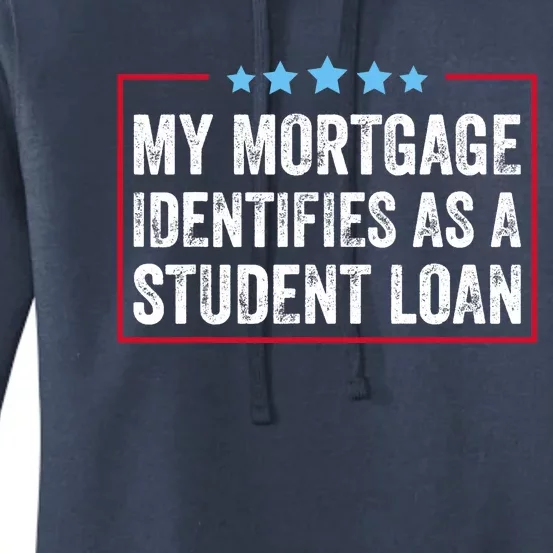 My Mortgage Identifies As A Student Loan Cancel Student Debt Women's Pullover Hoodie