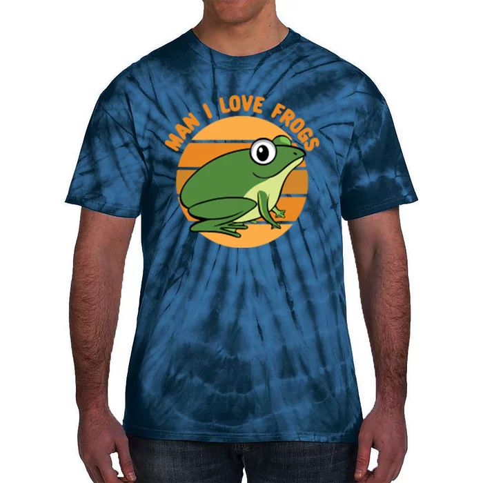 MILF Man I Love Frogs Tie-Dye T-Shirt