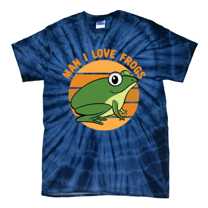 MILF Man I Love Frogs Tie-Dye T-Shirt