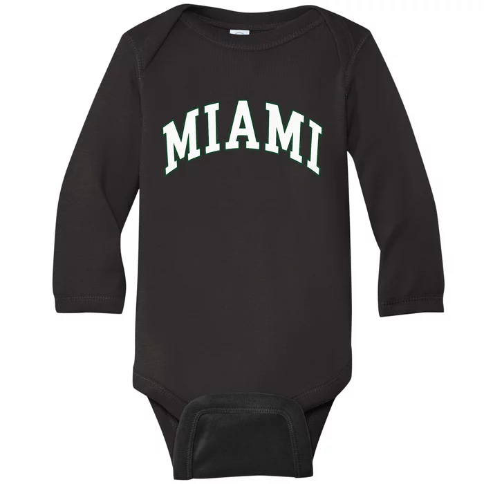 Miami Baby Long Sleeve Bodysuit