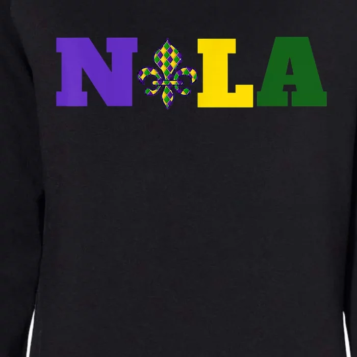 Meet Me In Nola Mardi Gras New Orleans Party Womens California Wash Sweatshirt